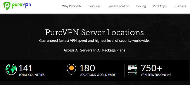 purevpn servere