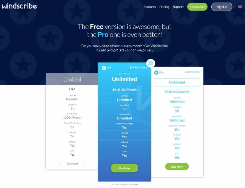 windscribe gratis vpn